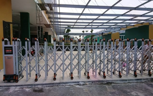 Lắp đặt cổng xếp uy tín tại Khánh Bình
