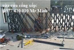 Sửa cửa cổng xếp KCN Phú Ninh 
